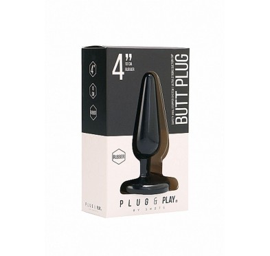 Butt Plug - Basic - 4 Inch - Black